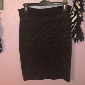 black skirt